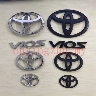 Toyota logo Vios LOGO car logo badge steering wheel front and rear signs