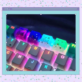 ☆Dream☆ Handmade Resin Artisan Keycaps for Mechanical Keyboard CherryMx Gateron Switch (7)