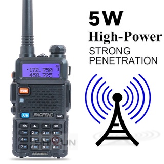 Hot 1PC or 2PCS Baofeng UV-5R Walkie Talkie Dual Band Baofeng UV5R Portable 5W UHF VHF Two Way Radio