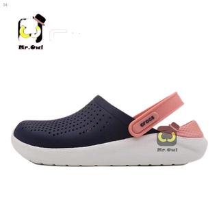 [wholesale]❃2021 new crocs hole shoes LiteRide women and men casual flat Flip-flop beach women's Sli