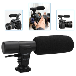3.5mm External Stereo Microphone For Canon Nikon DSLR Camera DV Camcorder Phone