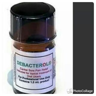 Debacterol canker sore relief.(singaw)