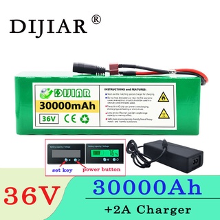 DiJiar 36V 30ah 10S4P electric bicycle battery pack 18650 lithium ion battery 500W high power motorc