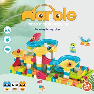 Big Building Blocks Maze Marble Race Run Educational Toys