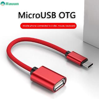 【Ready Stock】 Type-C/Micro USB Male To OTG Adapter Cable Compatible Android Smartphone, Tablet, New Laptop, PC with OTG Function 【Rauun】