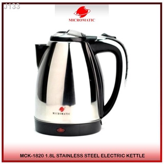 ☢▩Micromatic MCK-1820 stainless steel Electric Kettle 1.8L