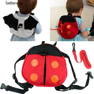Ladybug Baby Keeper Walking Safety Backpack Leash Strap Bag