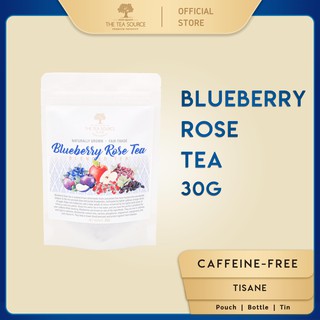 Blueberry Rose Tea - Blended Tisane - Caffeine Free - The Tea Source MNL