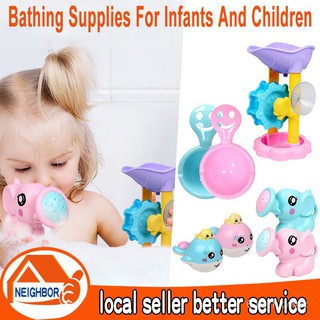 Fast delivery In StockBaby Bathing Splashing Infant Shower Elephant Shower Cartoon Shower Parent-chi (1)