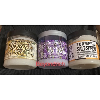 Dead Sea Collection Men’s Turmeric/Natural Honey/Lavender Salt Scrub 23.28oz