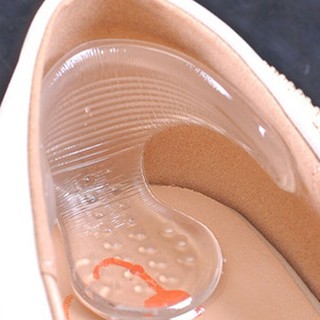 2Pcs Explosions soft silicone high heel pad heel care insoles women heel shoes insoles