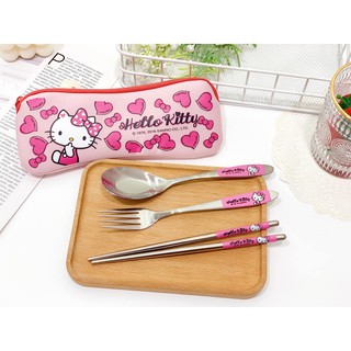 Hello Kitty, Little Twin Star & My Melody Cutlery Set