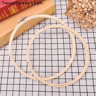 【TweetTwitter11】 Wooden Cross Stitch Machine Bamboo Hoop Ring Embroidery Sewing [PH]
