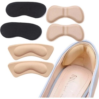 1 Pair Women and Men 4D Sponge Soft Foot Heel Shoes Insoles / Women High Heels Anti Slip wear-resistant Foot Heel Pads / Breathable Health Care Foot Pain Relief Shoe Insole Cushions / Women and Men Invisible Socks