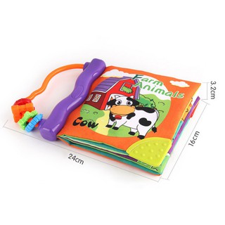 Book Cloth Baby Toys Development Cognize Intelligence Books (8)