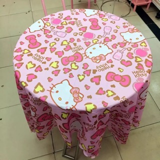 HELLOKITTY-TABLE CLOTH ROUND AND SQUARE DESIGN SIZE