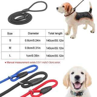 Pet Dog Leash Rope Nylon Adjustable Training Lead Pet Dogs Leash Dog Strap Rope Traction Harness Collar Lead