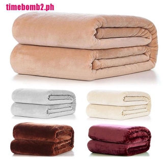 zNew Super Soft Warm Solid Warm Micro Plush Fleece Blanket Throw Rug Sofa Bedding