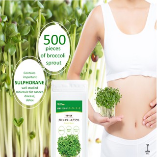 Seedcoms Broccoli Sprouts ( 2000+ Positive Studies/Anticancer/Brain Degeneration/Autism/Fatty Liver)