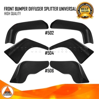 Bumpers☊Universal Car Diffuser 504 for Front Bumper Lip Splitter #504 Universal Aero