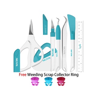 tools✷卍Nicapa Basic Tool Set Craft Weeding Vinyl Cardstock Crafting Tools Kit