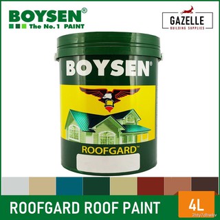 【Happy shopping】 Boysen Roofgard Roof Paint - 4L (8 colors)