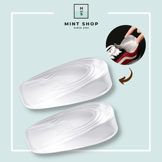 Silicone Insoles Increase Height For Men And Women Transparent Inner Heightening Cushions