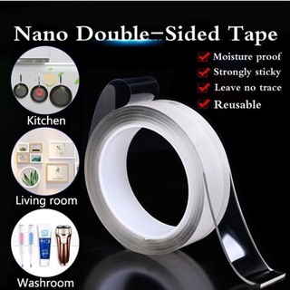 5M Multifunctional Strongly Sticky Double-Sided Adhesive Nano Tape Traceless Washable Removable Tapes