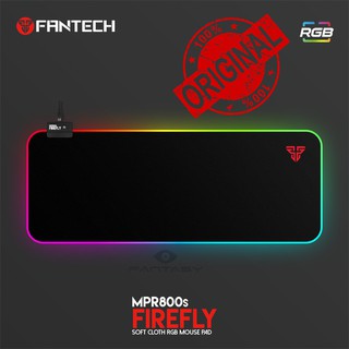 ORIGINAL Fantech MPR800 BLACK FIREFLY RGB Gaming Mousepad ideal for gaming personal MPR800S