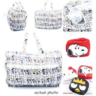 Hello Kitty Snoopy Bad Badtz Maru travel bag