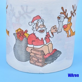 Santa Claus Deer Christmas Toilet Roll Paper Tissue Living Room Decoration Funny (4)
