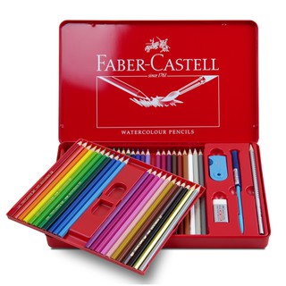 Faber-Castell Watercolour Pencil Metal Case 60 Colors