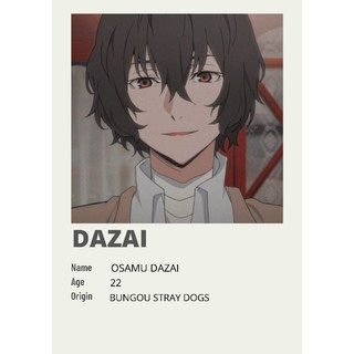 anime character minimalist profile poster