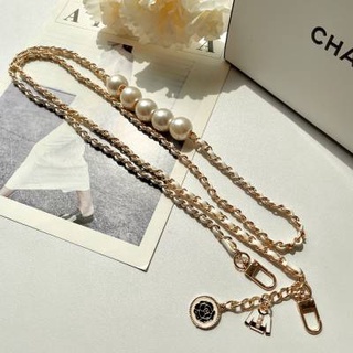 ⅟⅘Chain accessories wearing leather chain pearl chain bag chain metal strap crossbody strap crossbod