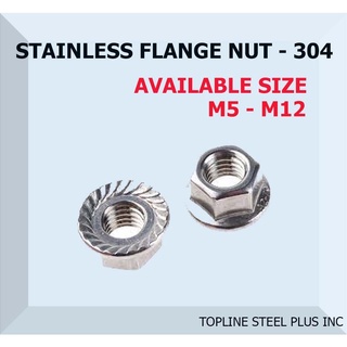 (1/5 Pcs.) Flange Nut – Stainless 304