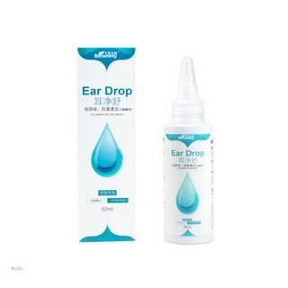 Aoto✨ 60 ml Pets Ears Drops Odor Removers Effective Against Mites Antibacterial Preventing Ear Disease Pet Dog Cat Clean Ear Wash Supplies