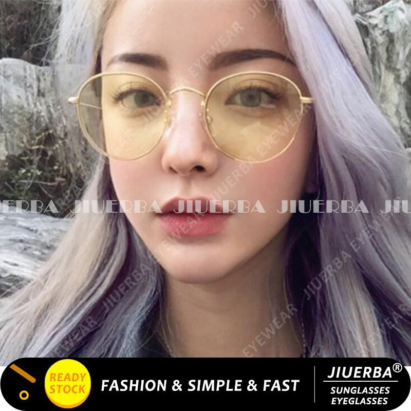 (JIUERBA)COD Korean Ulzzang Retro Metal Frame Round Small Sunglasses for Women Shades