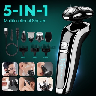Professional Men's Electric Multifunctional 5 In One Shaver Rechargeable