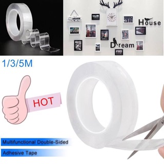 Multifunctional Strongly Sticky Double-sided Adhesive Nano Tape Traceless Washable Removable Tapes (3)