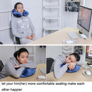 【sale】 Comfortable U-Shape Travel Pillow Airplane Car Chair Inflatable Neck Pillow