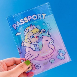 Bentoy PVC Waterproof Unicorn Passport Case Holder (1)