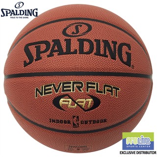 SPALDING NeverFlat Original Indoor-Outdoor Basketball Size 7