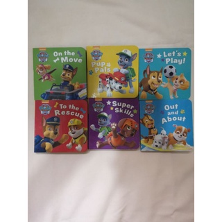 (PRE LOVED BUNDLE BOARDBOOK) Nickelodeon Paw Patrol Pocket Board Book (6 mini cute board books)