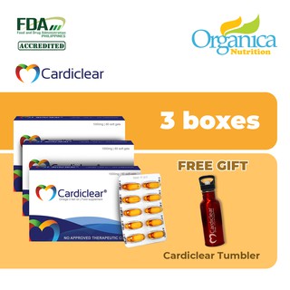 Cardiclear Omega-3 Fish Oil (3 boxes) (with Free Cardiclear Tumbler)