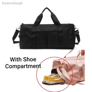 ♣▪Vida Sports Gym Bag Fitness Bag Travel Handbag Yoga Bag With Shoes Compartment Foldable Luggage Ba