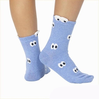 Little Bean Cute Design Eyes Texture Socks