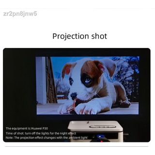 ┇S361 Portable Mini LED Projector HDMI-Compatible HD 1080P Video Home Media Player Built-In Speaker