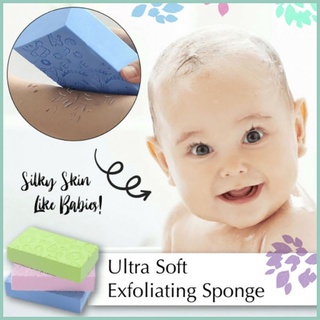 sponge brush▪❍▩Baby Ultra Soft Exfoliating Sponge Body Bath Brushes Bath Sponge Cleaning (2)