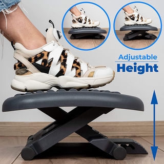 Foot Rest Adjustable Ergonomic Under Desk Ergonomic Footrest 3-Level Height Angle Office Foot Rest (5)