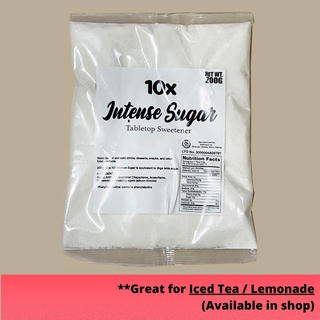10x Intense Sugar (200g) - Tabletop Sweetener (Great for Iced Tea / Lemonade)